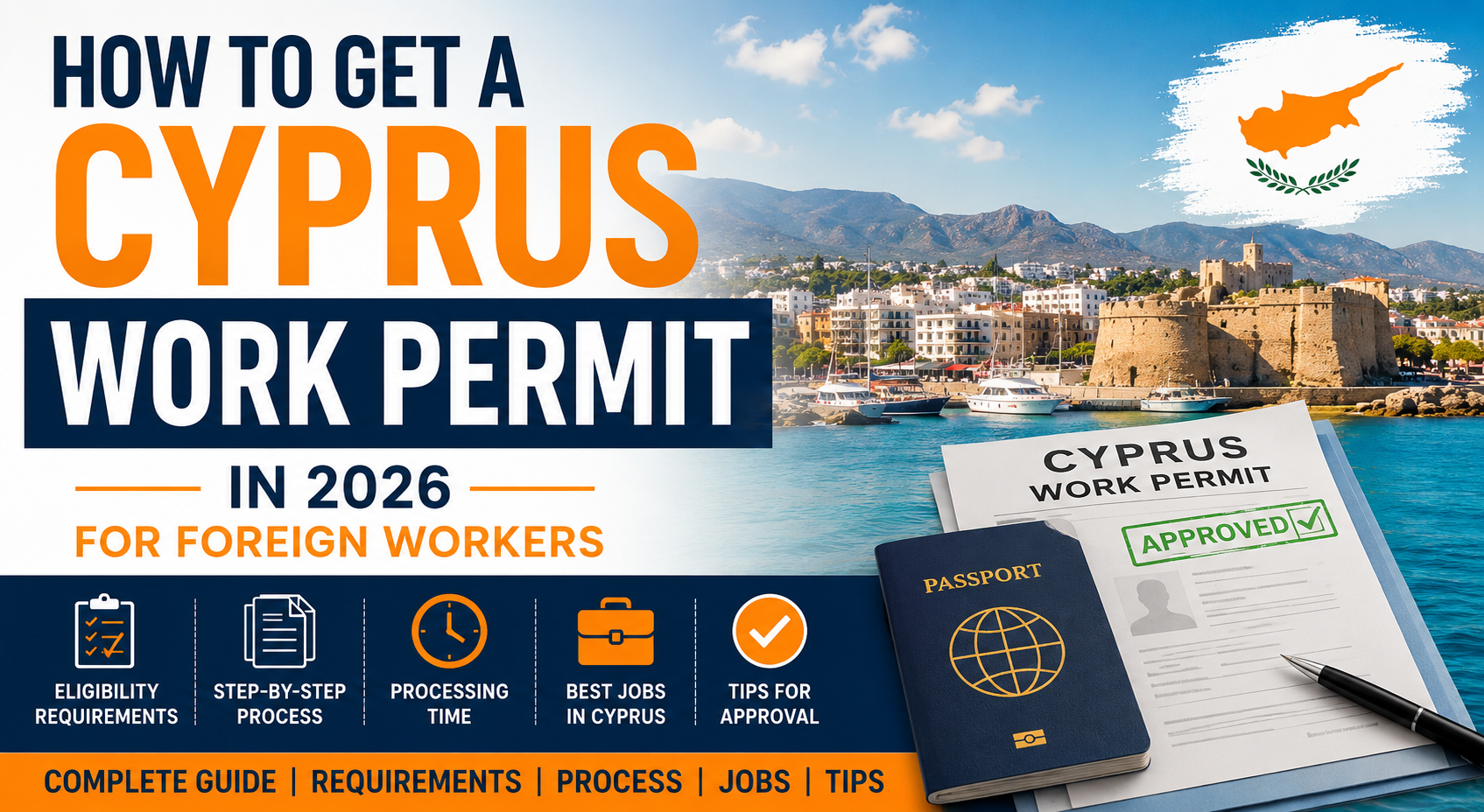 Complete Cyprus Work Permit Guide for Foreign Workers in 2026